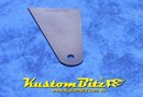 Mild Steel Chassis Bracket Right Angle Triangle TALL with 1 x 7/16 hole. 156mm high x 95mm wide