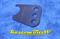 Mild Steel Chassis Bracket LONG OFFSET to 40mm round tube with 3 x 5/8 hole. 93mm high x 93mm wide