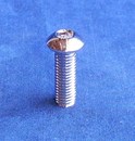 Kustom Bitz - Button Head Socket Screw Metric M8 x 25mm Polished Stainless Steel