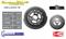 Chev small block V8 400 Powerbond Harmonic Balancer 8 inch - OEM Replacement