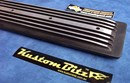 Chrysler Valiant Hemi 6 Pack finned alloy sideplate - Black 7 Fin