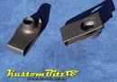 Speed Nuts 5/16 UNC thread - J Nut fastener for body Panels Black mild steel - Ford Style