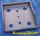 Leaf Spring Diff Lower Clamp Plate - Holes suit Diff tube diameter of 71mm & a Spring width of 64mm