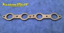 Header Plate Extractor Head Side Flange 10mm - Holden Chevy LS1-2-3 V8 Mild Steel - 1 3/4 inch pipes