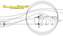 Ladder Bar Diff Bracket Shape 3 ~ LONG - 71mm Diff Tube, 5/8 bolts 150mm apart, 82mm in front, top hole 5mm below axle CL